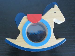 Rare 2014 ANZ Bank Money Box Year of the Horse (Rocking Wooden Horse) 3