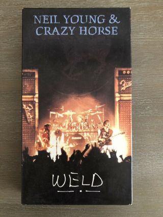 Rare Htf Neil Young Crazy Horse - Weld (vhs) Classic Rock Ragged Glory Tour