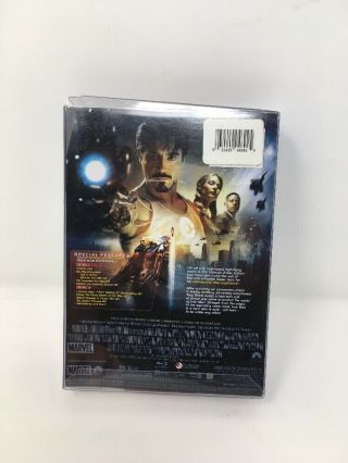 IRON MAN Ultimate 2 Disc Edition 2008 Rare Blu ray set Mark II Mask MCU 3
