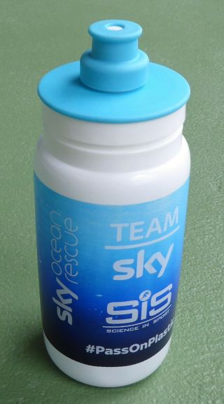 Rare 2018 Team Sky Ocean Rescue Water Bottle Tour De France Bidon Elite