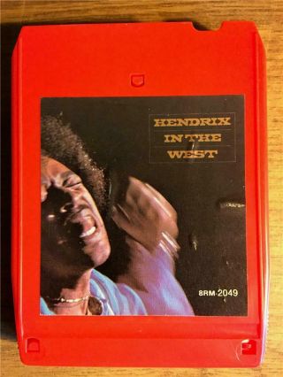 Jimi Hendrix In The West Vintage Rare 8 Track Tape Late Nite Bargain