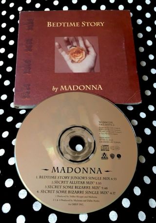 Madonna - Bedtime Story Rare Storybook Edition Cd Single