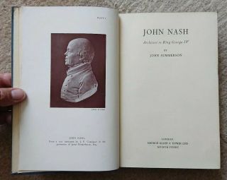John Nash Architect To King George Iv By John Summers On Rare Book