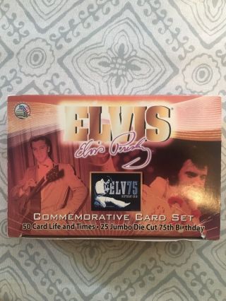 Elvis Presley Commemorative Card Set 50 Card Life And Times Rare