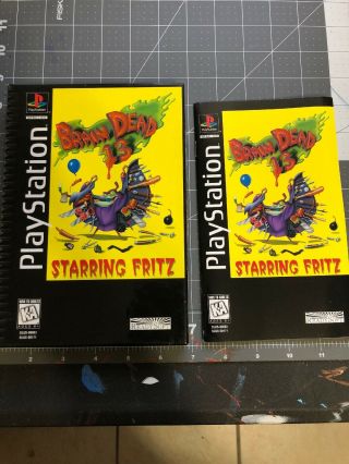 Braindead 13 (sony Playstation 1,  1995) Rare Long Case.  Missing Disc 1