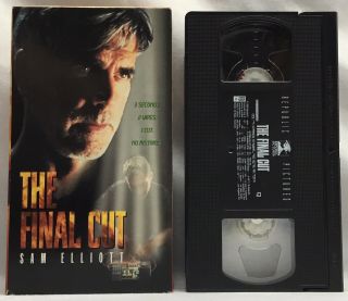 The Final Cut - Vhs - 1996 Sam Elliott / Republic Pictures.  Rare