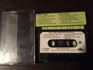 BILLY JOEL - - GREATEST HITS vol 2 - - Cassette (Tape) THAILAND.  Rare 2