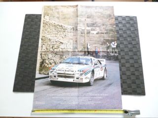 Walter Rohrl Lancia Wins Monte Carlo Rally 1983 Autosport Poster Rare