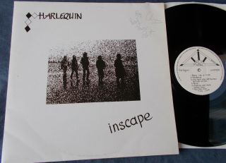 Harlequin - Inscape Rare Uk Private Folk Lp Ex,  Signed