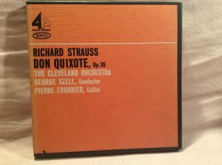 Fournier / Szell / Strauss Don Quixote Reelto Reel Tape Epic Rare