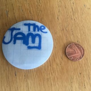 The Jam 1977 Promo Pin Badge Rare Paul Weller