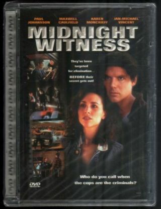 Midnight Witness (rare Oop 2001 Dvd) Paul Johansson,  Maxwell Caulfield