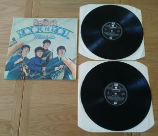 The Beatles - Rock N Roll Music - Rare Double 12 " Uk Parlophone Vinyl Lp Set
