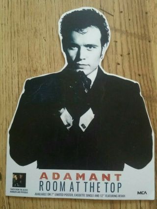 (- 0 -) Rare Adam Ant Room At The Top Promo Standee For 7 " Single 12 "