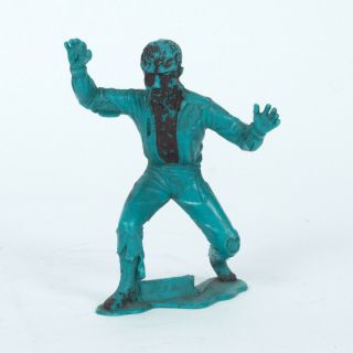 1960s Marx Universal Monsters Wolfman Werewolf 6 " Figure Turquoise Vintage Rare