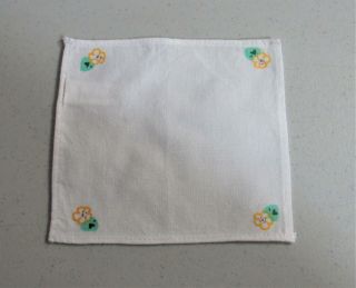 American Girl Kit Napkin Only From Glassware Linens Set Party Treats Tag - Rare