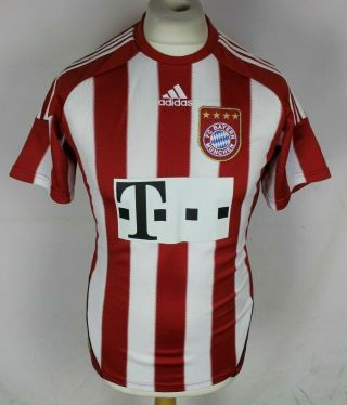 Vintage Bayern Munich Home Football Shirt 10 - 11 Adidas Youths Xl Rare