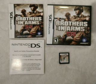 Brothers In Arms Ds (nintendo Ds,  3ds,  2007) Complete W Case & Instructions Rare