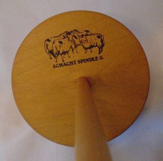 Rare Vintage Schacht Supported Plying Wood Spindle