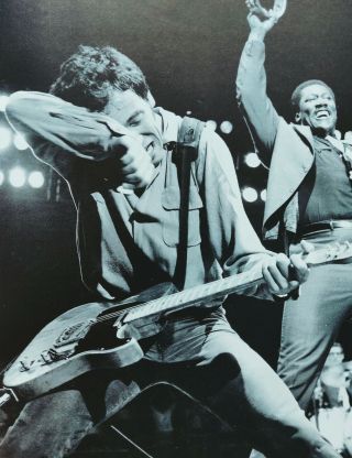 Bruce Springsteen - Black & White Picture / Poster - La Forum 1985 - Rare