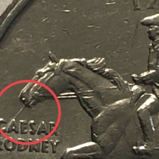 1999 P Delaware Spitting Horse Error Coin.  Rare Coin In