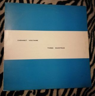 Cabaret Voltaire Three Mantras 12 " Vinyl Ep Rare Industrial Synthpop 1983