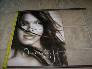 Rare Janet Jackson Damita Jo Promotional Record Store Promo Cd Rock Poster