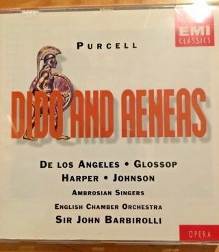Purcell: Dido And Aeneas.  De Los Angeles,  Harper Eco Barbirolli (emi,  1995) Rare