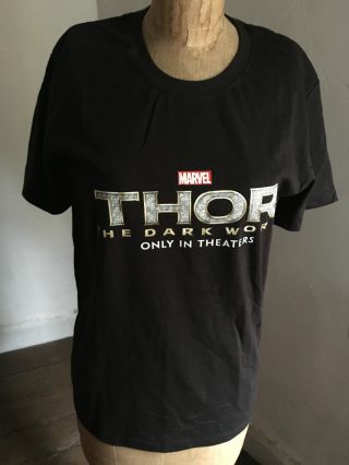 Thor The Dark World Rare Promo T - Shirt Marvel Superhero Comic Movie M Size