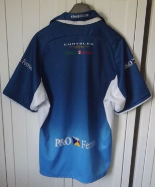 HULL FC RUGBY - BLUE SHIRT - 2008 - SIZE LARGE - RARE Alternative Away Shirt 5