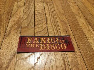 Panic At The Disco Fever You Can’t Sweat Out Sticker Rare Paramore