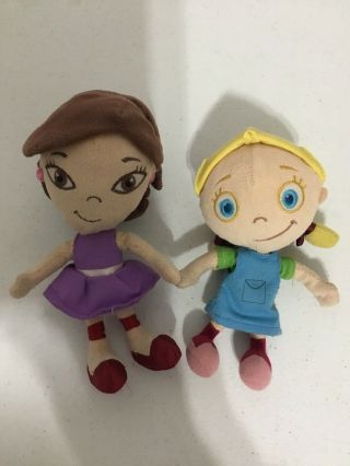 Disney Junior Rare Little Einsteins June Annie Plush Doll Stuffed Toy 7.  5 "