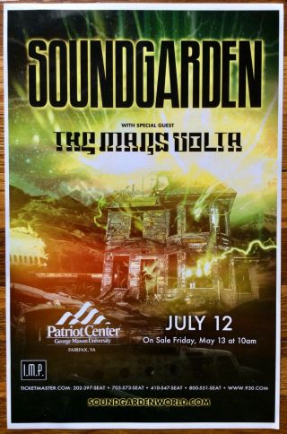 Soundgarden / The Mars Volta Rare Concert Poster
