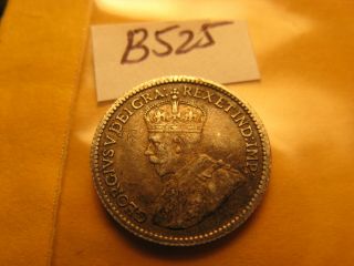 Canada 1912 5 Cent Rare Silver Coin Id B525.