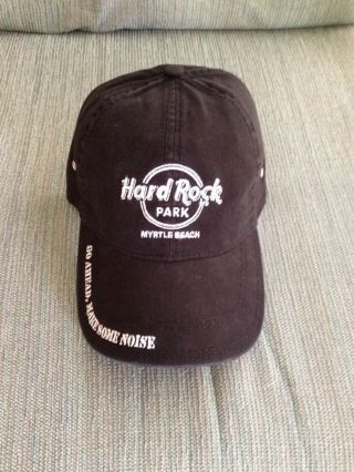 Hard Rock Park Myrtle Beach South Carolina Opening Crew 2008 Ball Cap Hat Rare