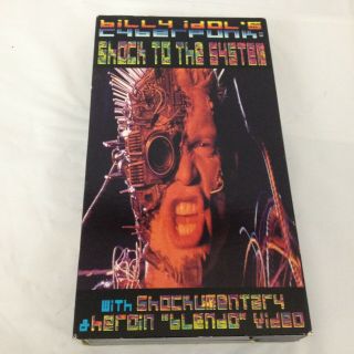 Billy Idol - Cyberpunk Shock The System The Video On Vhs (very Rare)
