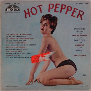 Hot Pepper: 50s Nude Cheesecake Cover Vinyl Lp Beacon Rare