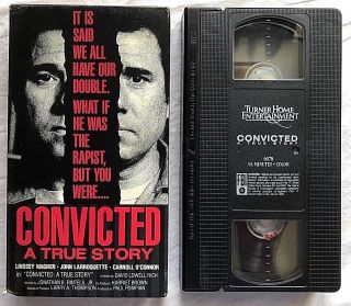 " Convicted A True Story " Lindsay Wagner John Larroquette Rare Turner Video Vhs