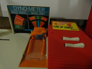 @@ RARE Hot Wheels TUNE - UP TOWER 3rd FLOOR piece with DYNO - METER WOW @@ 2