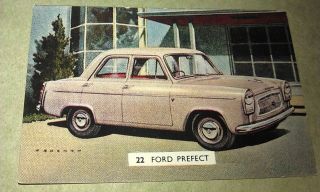 1961 Ford Prefect 100e - Sanitarium Weetbix Zealand Swap Card - Rare