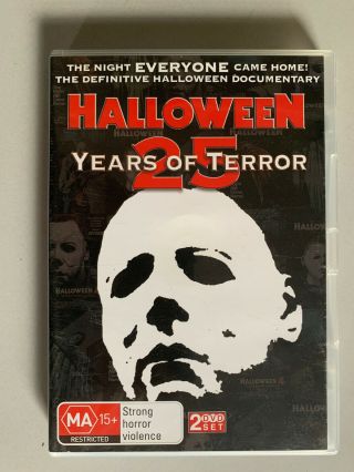 Halloween 25 Years Of Terror Rare Australian Dvd Cult 80s Horror Slasher Movie