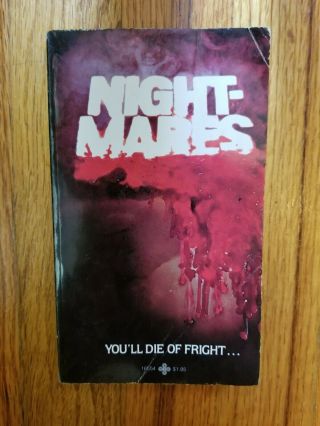 Nightmares Charles L.  Grant (1979,  1st Ed) Rare Vintage Pb Oop Horror