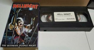 Hell Night (VHS,  1981) Linda Blair Horror Slasher Rare Non - Rental 5