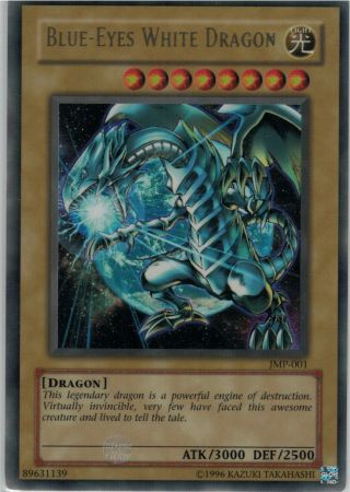Yugioh Blue - Eyes White Dragon Jmp - 001 Ultra Rare