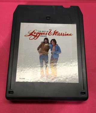 Loggins & Messina The Best Of Friends 8 Track Tape 1976 Rare
