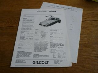 Rare,  Gilcolt Car Brochure - Reliant Connections