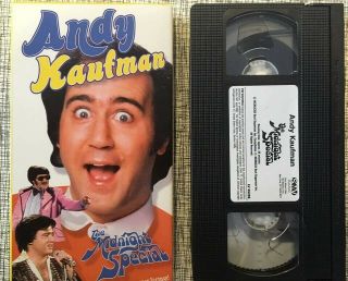 Andy Kaufman The Midnight Special 1981 Vhs Cult Comedy / Elvis Rare