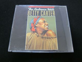 Betty Carter - The Audience With - Near Rare - 2cd Fatboy Case