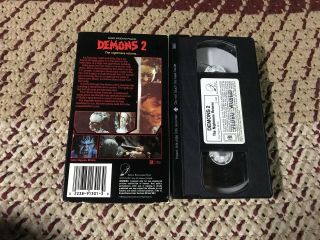 Demons 2 VHS Rare Imperial Video Release Italian Horror Classic Gore 2