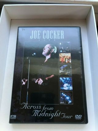 Joe Cocker Live - Across From Midnight Tour,  Vg Dvd,  Joe Cocker,  Egbert Rare